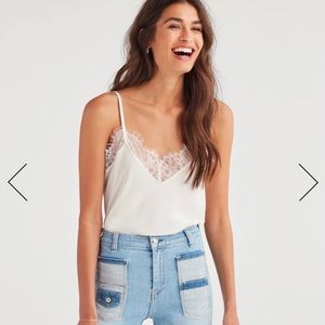 Lace trim cami